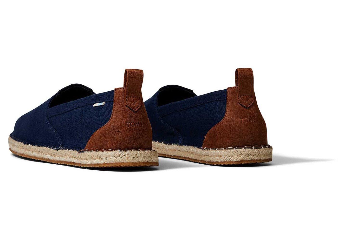 Toms Espadryle Męskie Granatowe - Arta - 15AIZDTNG